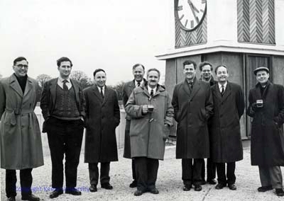 Keele Library topping out ceremony, 1960