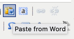 Paste from Word