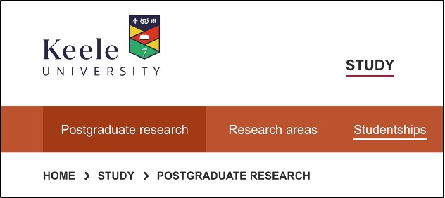 Studentship within the website