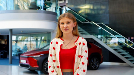 Ellie at Toyota