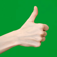 Thumbs up