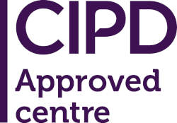 Logo for the Chartered Institute of Personnel and Development Approved Centre Logo