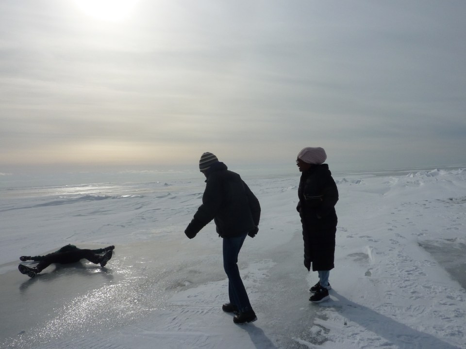 Harleen and friends at Point Pelee National Park