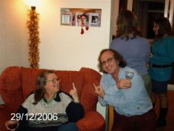 Image of Hilary Gee at a party