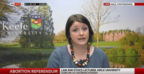 Dr Sorcha Uí Chonnachtaigh on Sky News