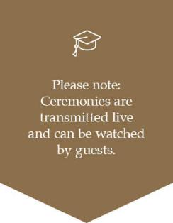 Graduation ticket shield