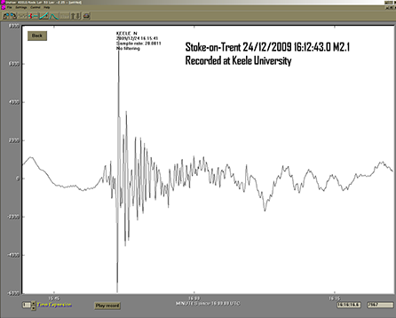 Stoke Earthquake 24th December 2009