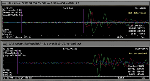 Earthquake Whitmore September 1999