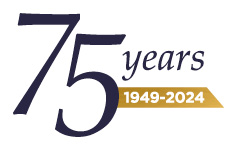 75 years of Keele logo
