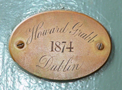 Grubb telescope makers plate