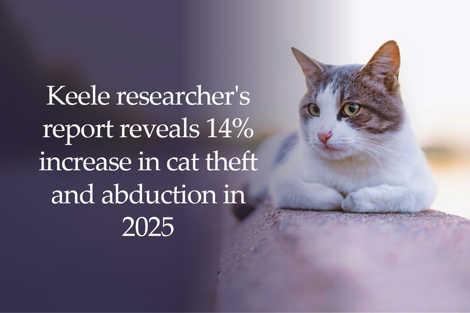 Keele researcher's report reveals 14% increase in cat theft and abduction in 2025