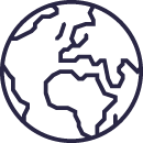 Global solutions earth logo