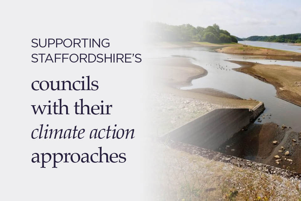 Keele is supporting a co-ordinated approach to climate action in the Councils of Staffordshire