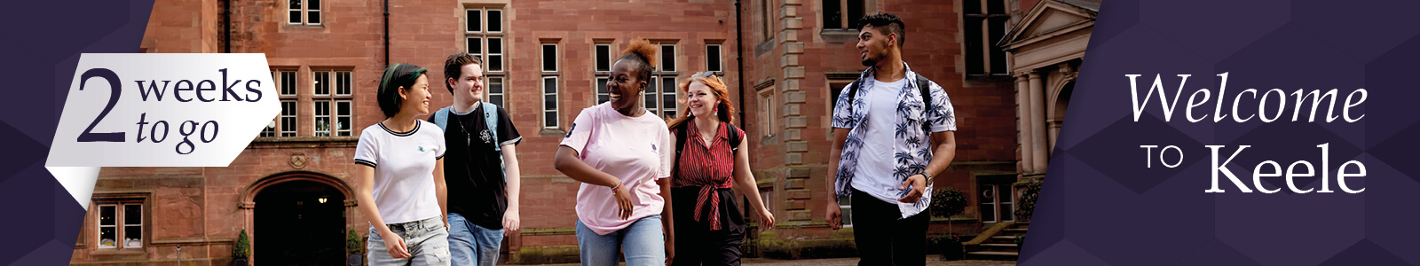 Two weeks to go banner