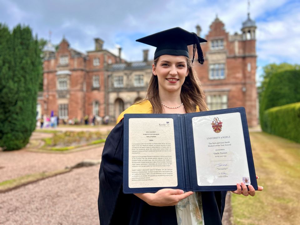 Mature student Giselle is Keele’s Student of the Year 2025