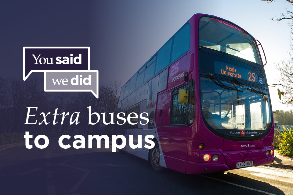University funds provision of extra bus services to campus