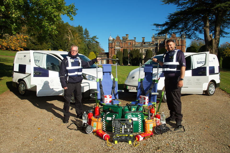 Darwin building, location of Campus Safety services.