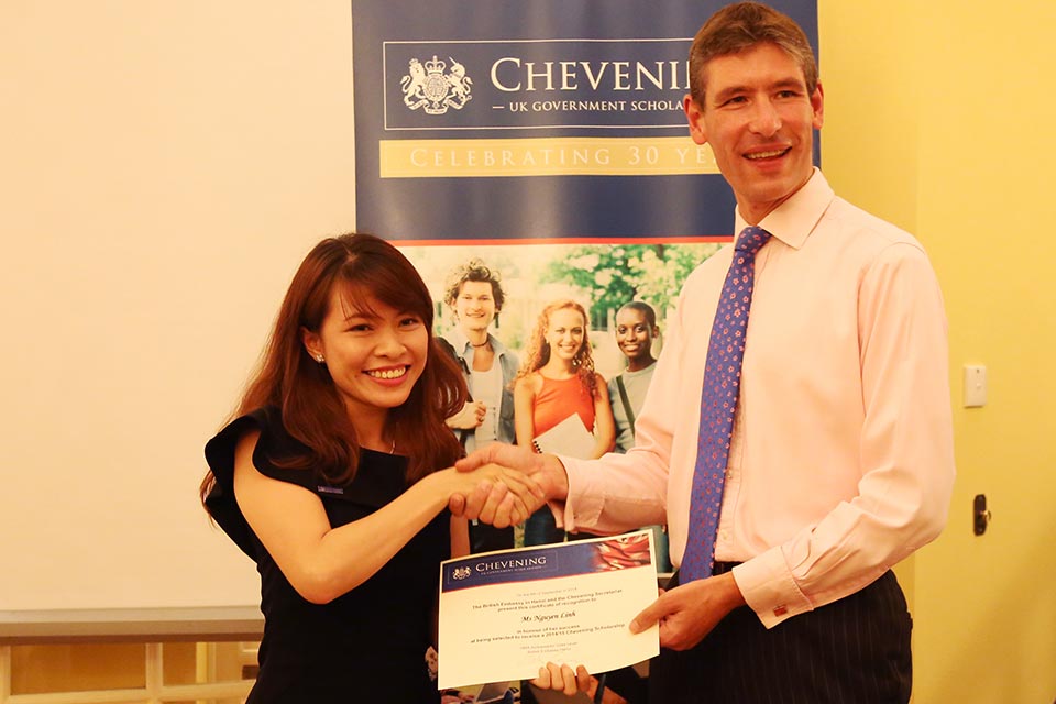 Linh, Chevening Scholar, MSc Finance and Management