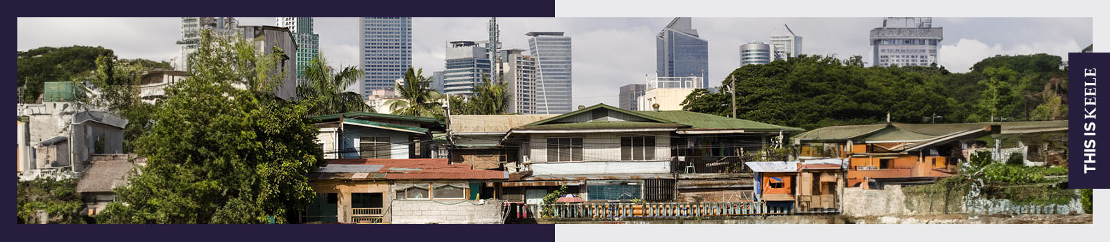 Image showing the difference between rich and poor Manila 