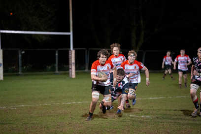 A student rugby match.