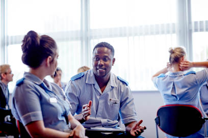 A group of student nurses.