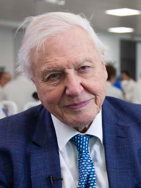 Sir David Attenborough at Keele