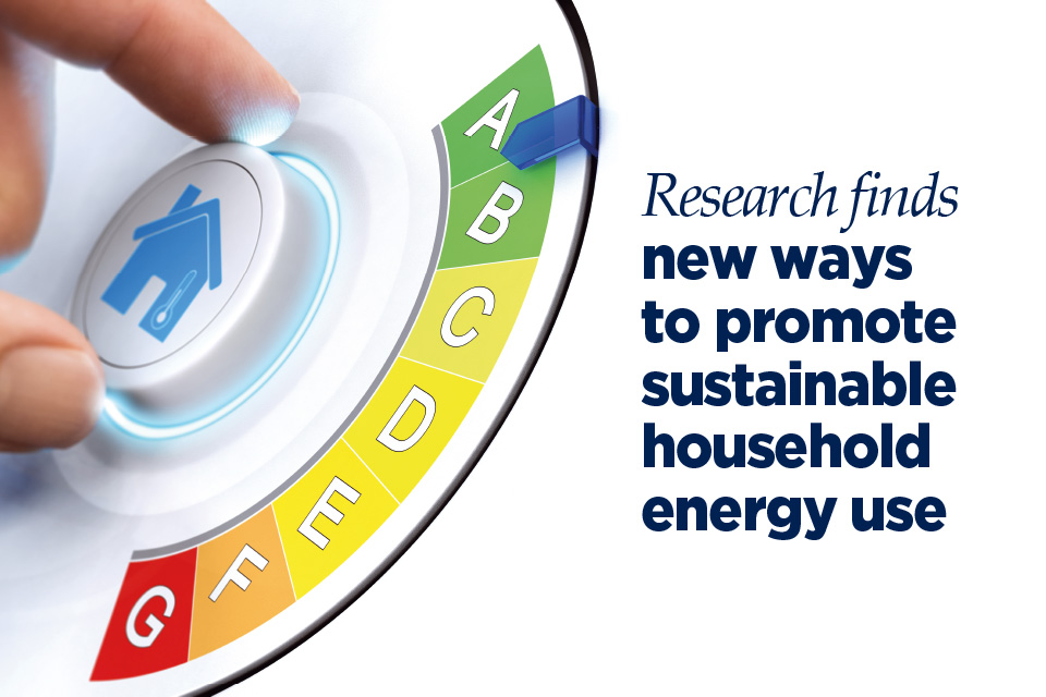 Researchers find new ways to promote sustainable household energy use 
