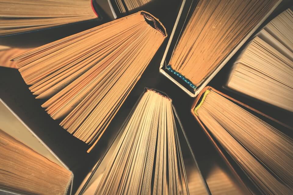 image of books laid out