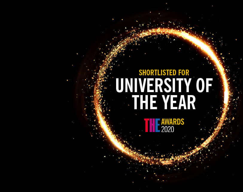 Shortlisted for University of the Year by Times Higher Education