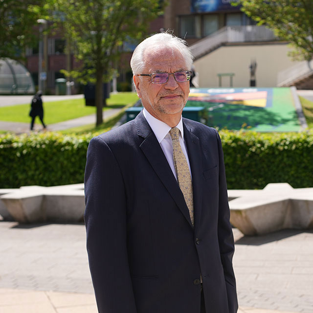 Professor Trevor McMillan OBE, Vice-Chancellor of Keele University