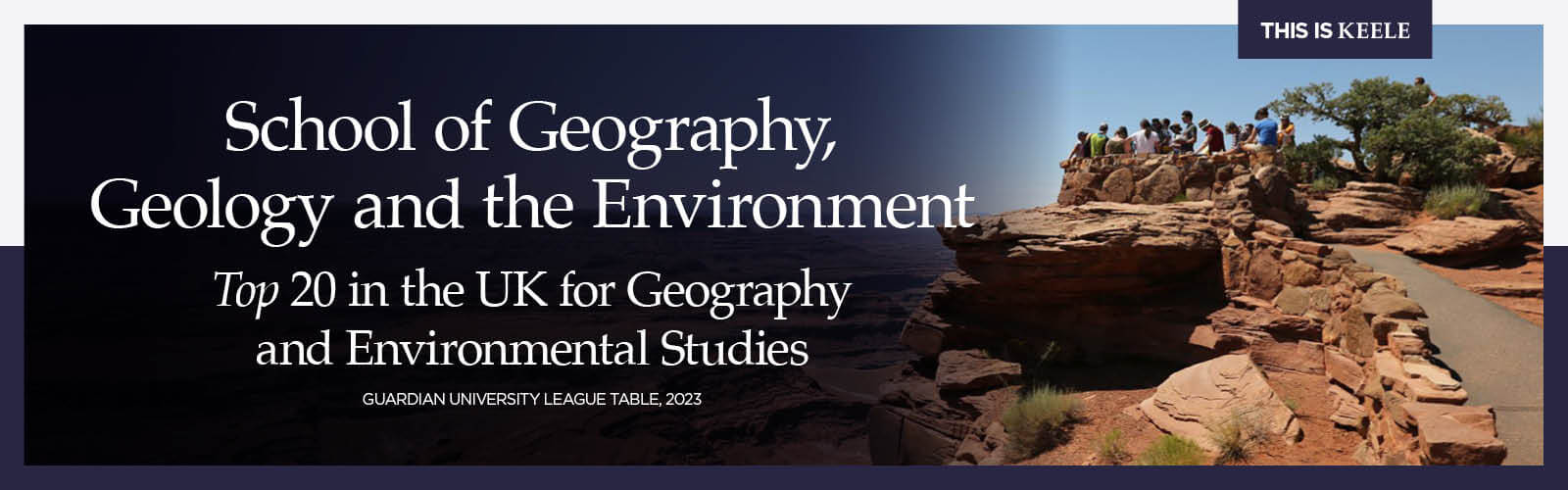The School of Geography, Geology and the Environment banner