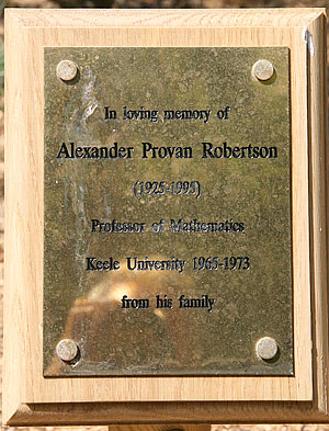 Alexander Robertson plaque