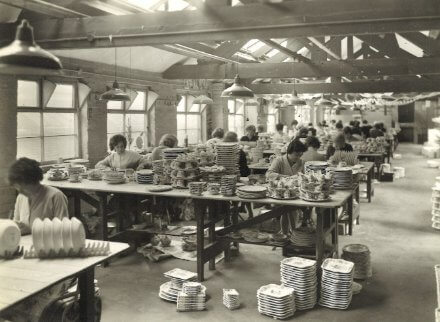Image of factory workers in Mason factory