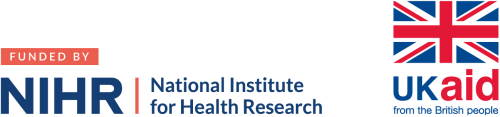 NIHR and UK Aid logos