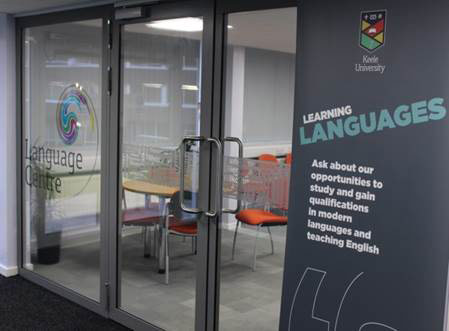 The entrance to the Language Centre at Keele University