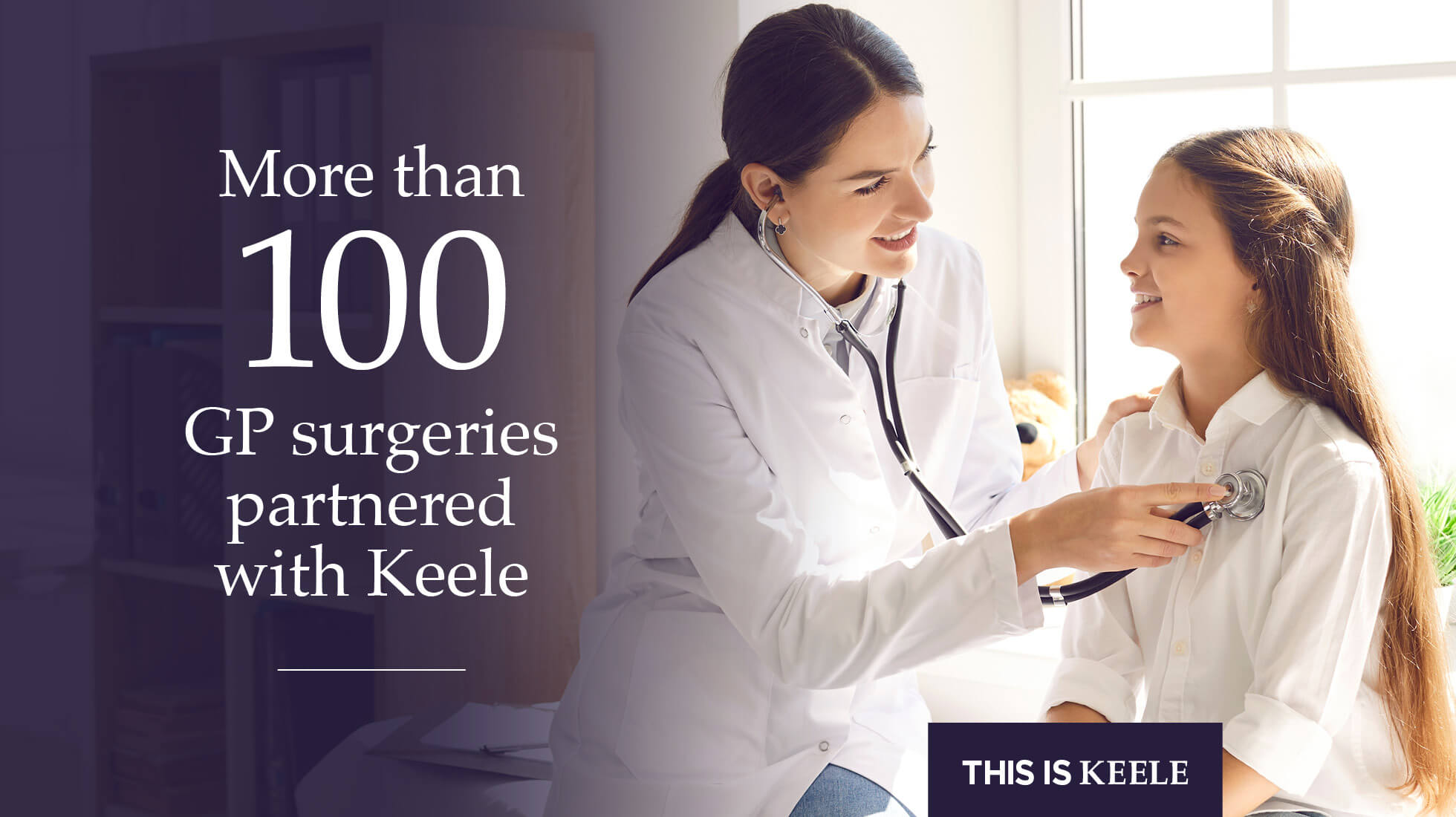 More than 100 GP surgeries partnered with Keele